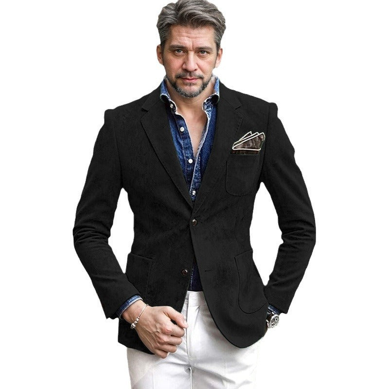 Blazer en velours pour hommes avec une coupe élégante Chic und Stil