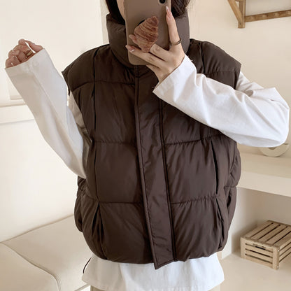 Dames Doudoune épaisse avec col montant et poches latérales confortables Chic und Stil