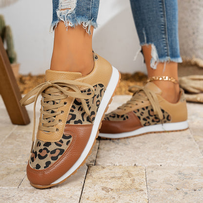Baskets pour femmes avec motif léopard et semelle respirante Chic und Stil