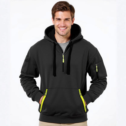 Pull à capuche pour hommes à la mode avec une solution de poche innovante Chic und Stil