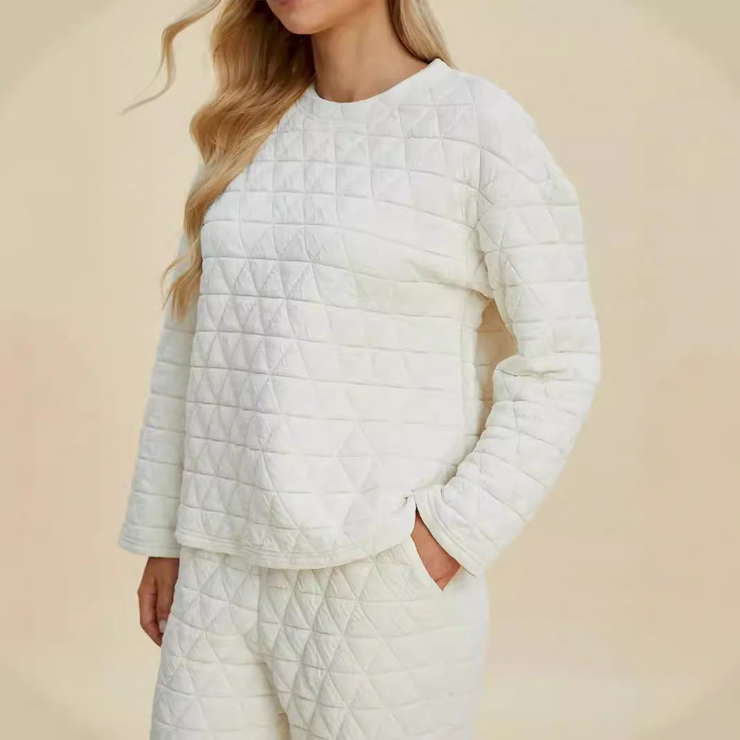 Dames Ensemble de détente matelassé Chic und Stil