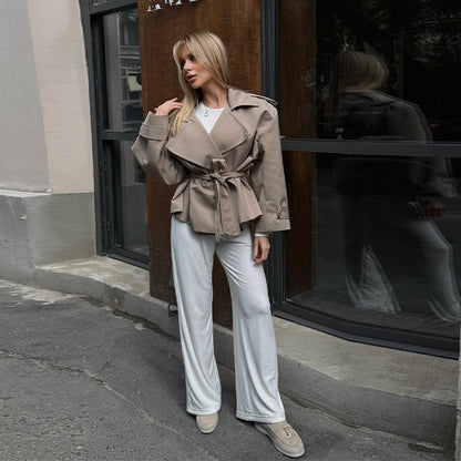 Chic and Stylish Women's Trendy Trench Coat