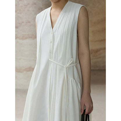 Robe chemise maxi femme avec ceinture ajustable Chic und Stil