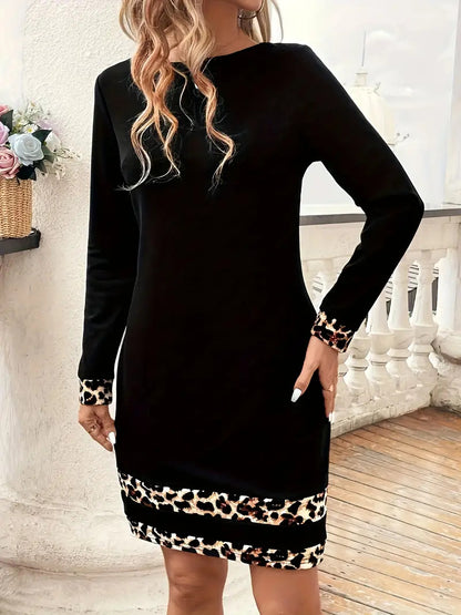 Robe de loisirs pour femmes avec motif léopard Chic und Stil