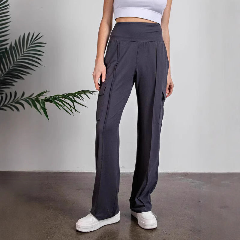 High waist cargo pants for women with convenient pockets Chic and Style