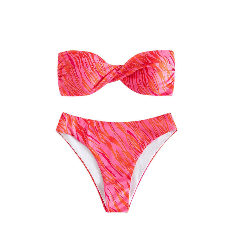 Dames Ensemble de bikini à devant torsadé Chic und Stil