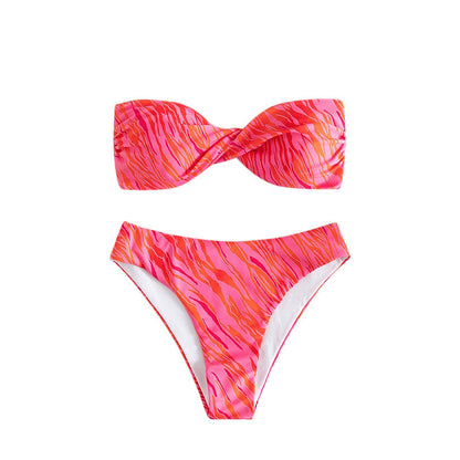 Dames Ensemble de bikini à devant torsadé Chic und Stil