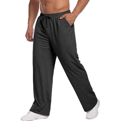 Comfortable sports pants for men with elastic waist and side pockets Chic and Style