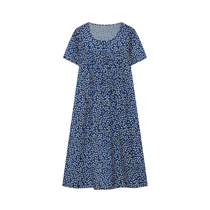 Robe maxi pour femmes avec un design floral et des manches larges Chic und Stil