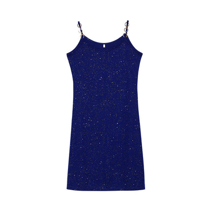 Robe nuisette brillante pour femmes Chic und Stil