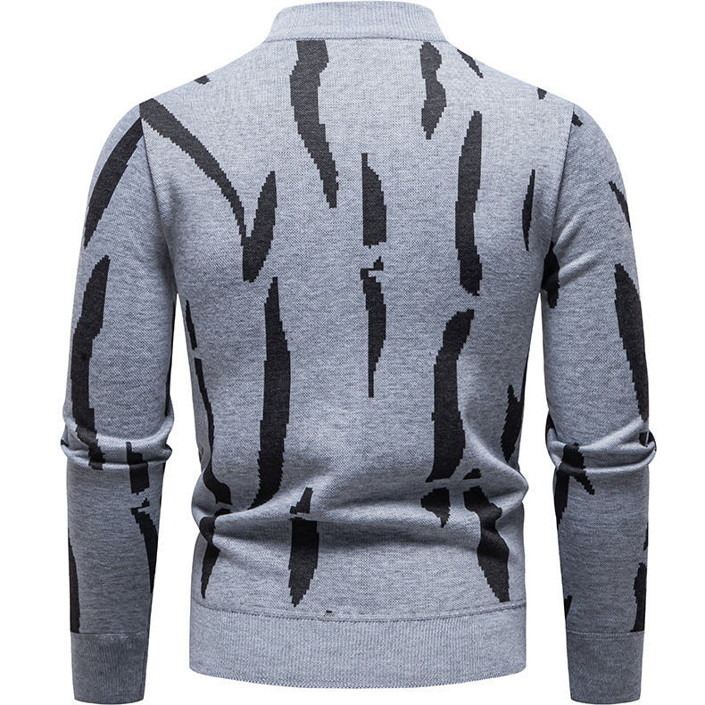 Pull mode pour hommes avec motif graphique Chic und Stil