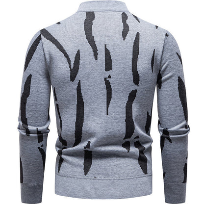 Pull mode pour hommes avec motif graphique Chic und Stil