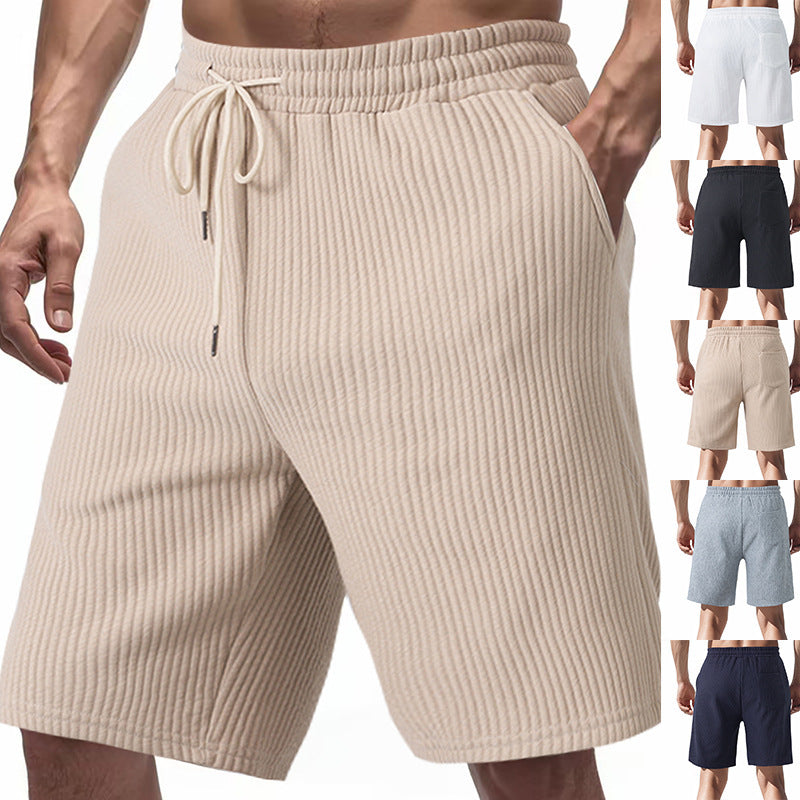 Shorts décontractés pour hommes avec taille élastique et poches latérales pratiques Chic und Stil