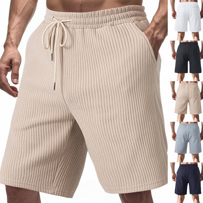 Shorts décontractés pour hommes avec taille élastique et poches latérales pratiques Chic und Stil