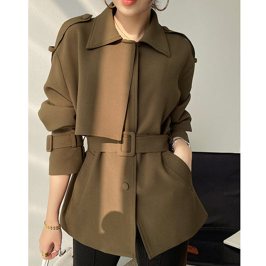 Veste trench utilitaire ceinturée pour femmes Chic und Stil
