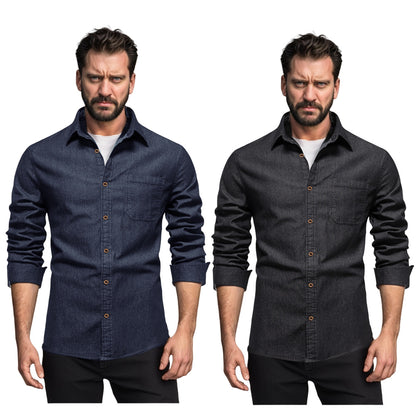 Chemise en jean pour hommes Chic und Stil