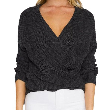 Dame Pull-over oversized à enroulement avec épaule dénudée Chic und Stil