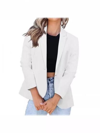 Dames Blazer élégant avec une coupe moderne et des poches pratiques Chic und Stil