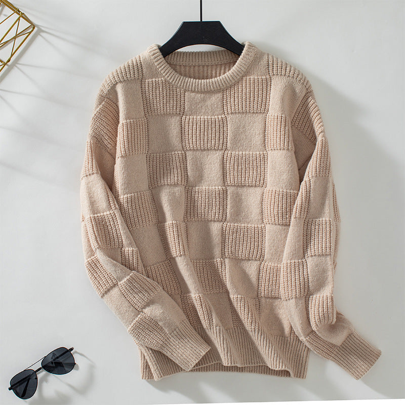 Pull en tricot à motifs pour femmes avec design panoramique et texture douillette Chic und Stil
