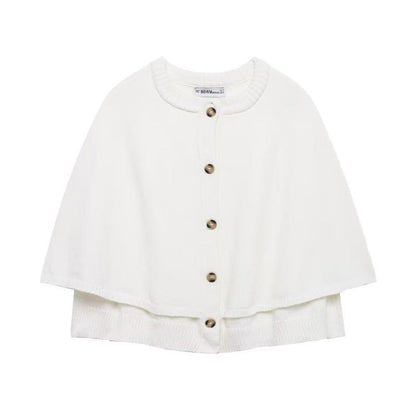 Ladies trendy poncho sweater Chic and Style