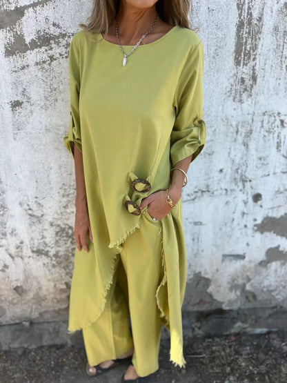 Robe midi décontractée pour femmes Chic und Stil
