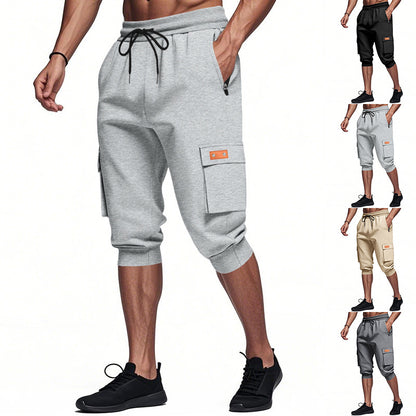 Pantalons cargo stylés pour hommes avec jambes courtes et poches pratiques Chic und Stil