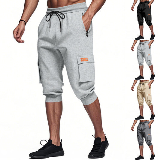 Pantalons cargo stylés pour hommes avec jambes courtes et poches pratiques Chic und Stil