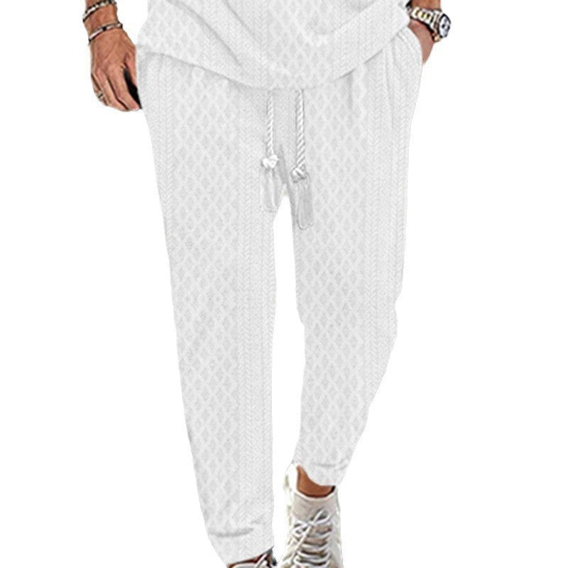 Men's sporty jogger pants with modern accents Chic and Style