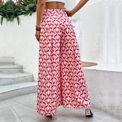 Pantalons à motif flare pour femmes Chic und Stil