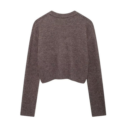 Dames gilet court en tricot avec de précieux détails de boutons Chic und Stil