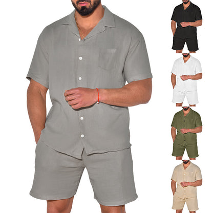 Homme ensemble de chemise à manches courtes et de shorts Chic und Stil