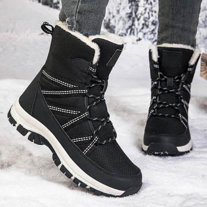 Bottes d'hiver isolées pour femmes avec semelle antidérapante et matériau supérieur respirant Chic und Stil