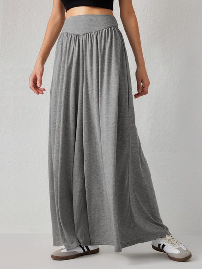 Jupe maxi aérienne pour femmes avec coupe ample et taille élastique Chic und Stil