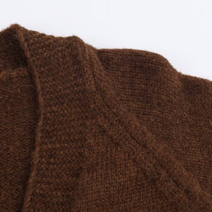 Dames cardigan moelleux avec boutons Chic und Stil