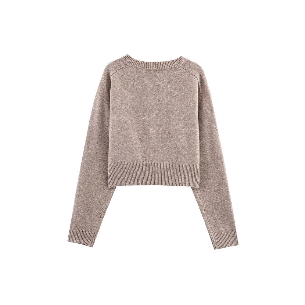 Dames gilet chaud avec boutons décoratifs Chic und Stil