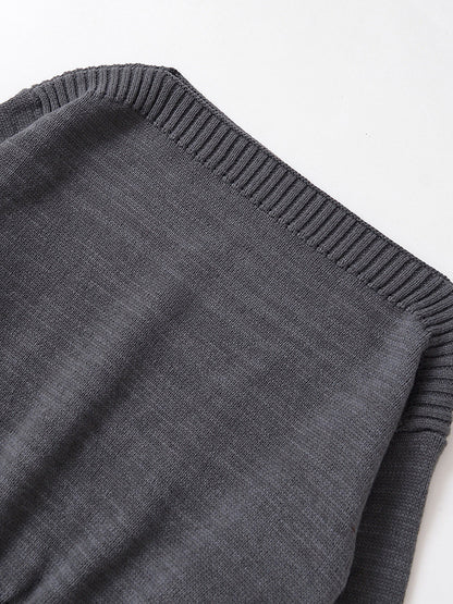 Pull overize décontracté pour femmes en matériau tricot doux Chic und Stil