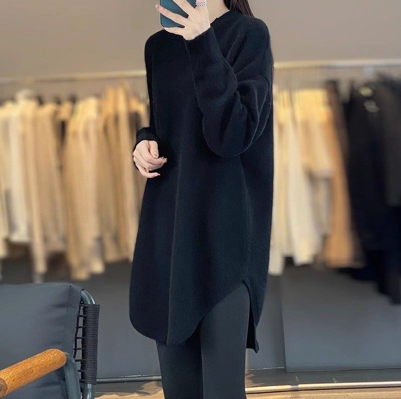 Pull décontracté pour femmes avec une coupe ample en laine de haute qualité Chic und Stil