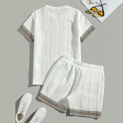 Vêtements tendance pour hommes et ensemble de shorts Chic und Stil