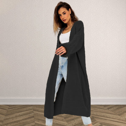 Cardigan long en tricot pour femmes avec coupe décontractée et design structuré Chic und Still