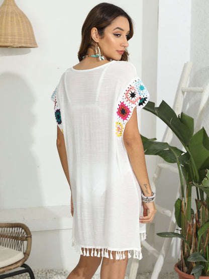 Robe à encolure crochet pour dames Chic und Stil