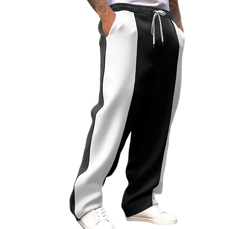 Men's sporty training pants with contrasting details Chic and Style