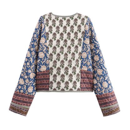 Ladies patchwork coat Chic and Style