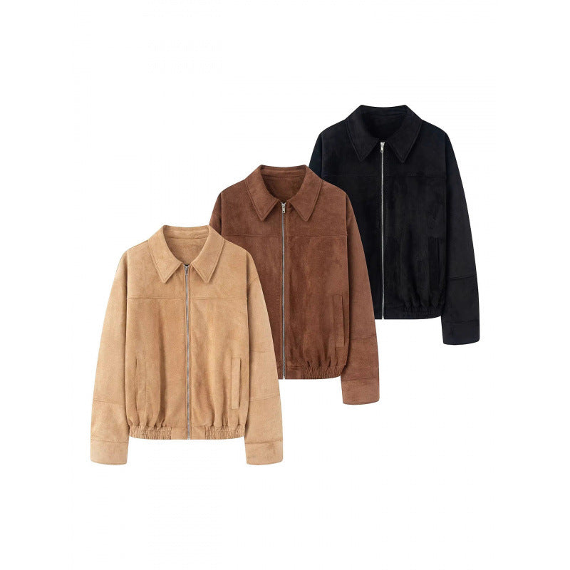 Dames décontractée en cuir véritable Chic und Stil