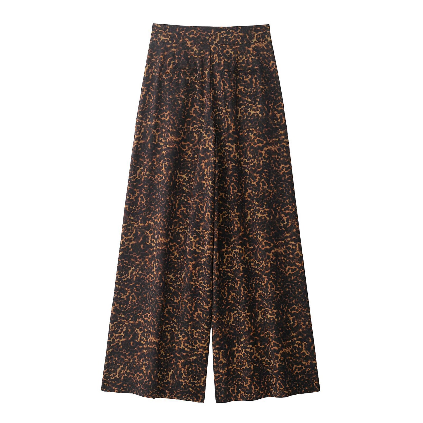 Women Loose Leopard Print Pants with Elastic Waist and High Pockets Chic and Style