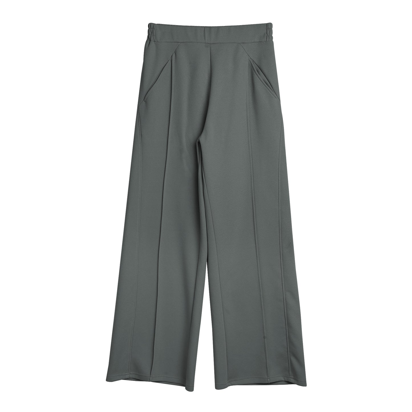 Dame Culotte Taille Haute avec ceinture élastique et poches latérales pratiques Chic und Stil