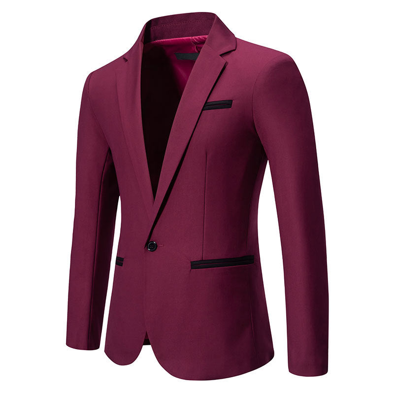 Elegant men's jacket with a modern cut and delicate Chic and Style accents