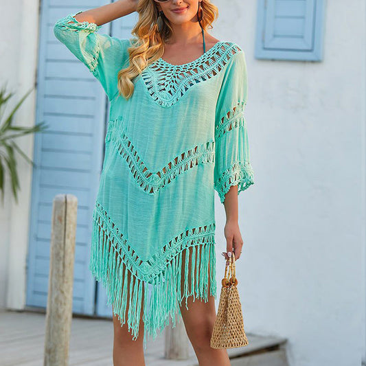 Robe boho frangée pour femmes Chic und Stil