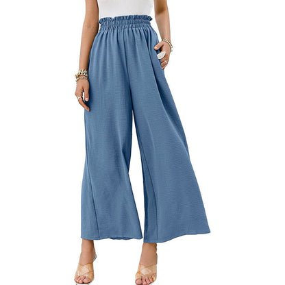 Pantalons à jambes larges avec taille élastique pour femmes Chic und Stil