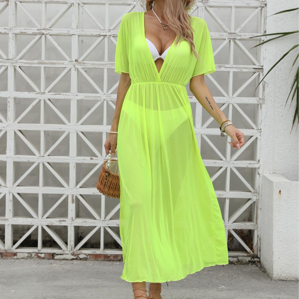 Dames Breezy Maxi Cover-Up Robe Chic und Stil