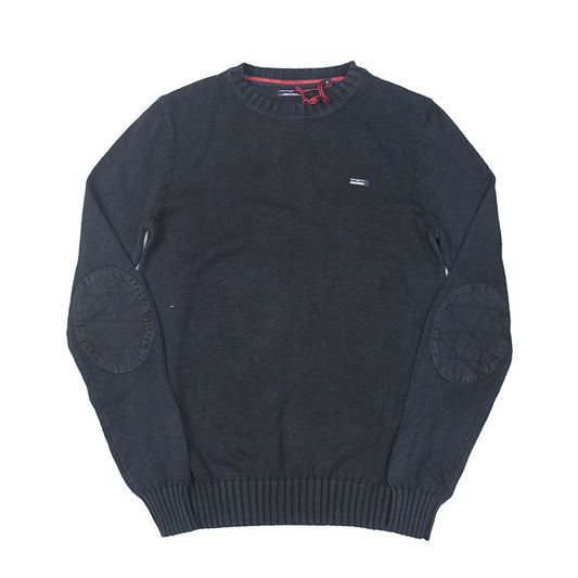 Pull-over en tricot fin pour hommes avec un col rond raffiné et une ceinture élastique Chic und Stil